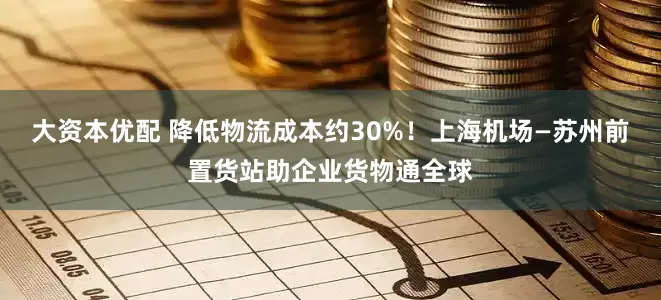 大资本优配 降低物流成本约30%！上海机场—苏州前置货站助企业货物通全球